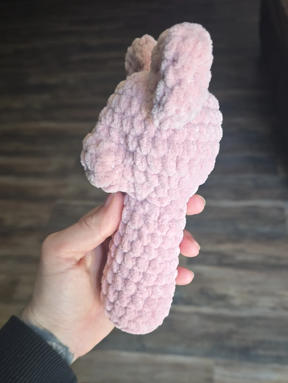 Crochet Pig Rattle - Picture 2 of 3